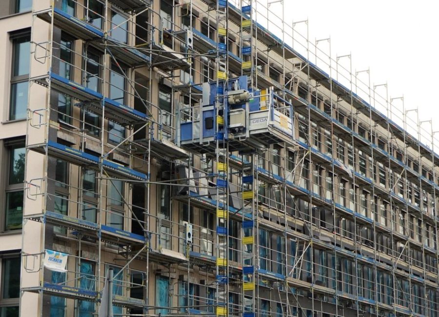 Woningblok, Leidschendam, voegwerk en gevelreiniging